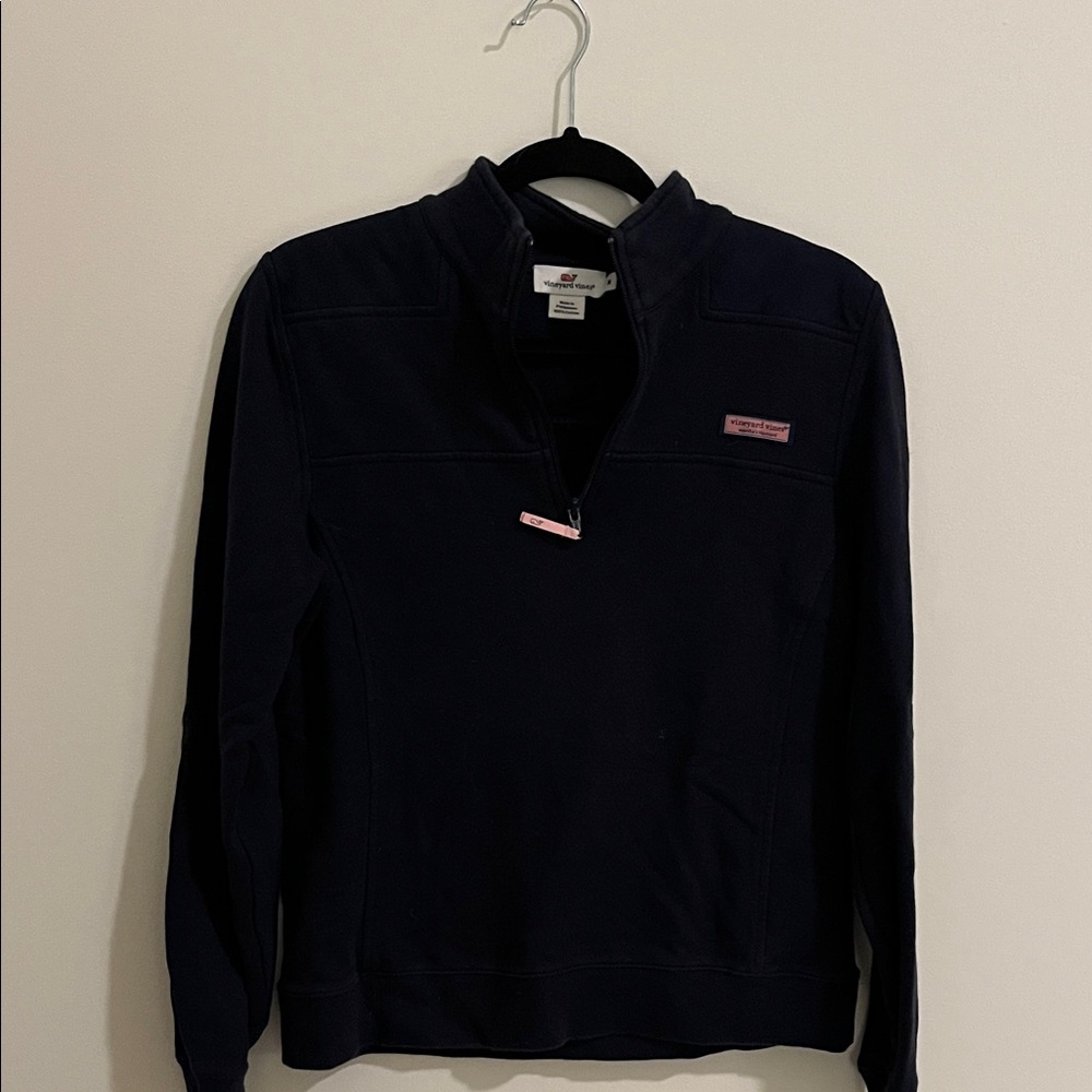 Vineyard Vines Men's Dark Blue Zip-Up Sweater